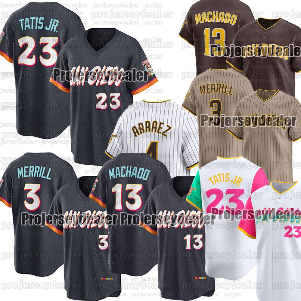 23 Fernando Tatis Jr. 2026 City Connect Padres Jersey Nick Castellanos Manny Machado Jackson Merrill Mason Miller Bogaerts Musgrove Cronenworth Darvish Cruz