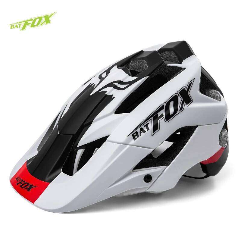 bat fox mtb helmet Size M Bicycle Helmet Men Women Molded Mountain Bike Ultralight casco bicicleta Mtb Cycling Helmets 26Y0407