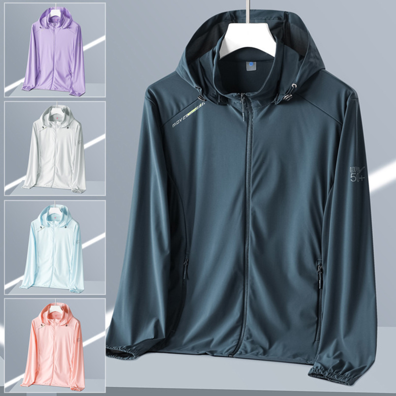 2026 Lightweight UV-Protective Skin for Couples, Men's and Women's Sun Protection Clothing, UPF50+ Outdoor Ice Silk Fishing Jacket
