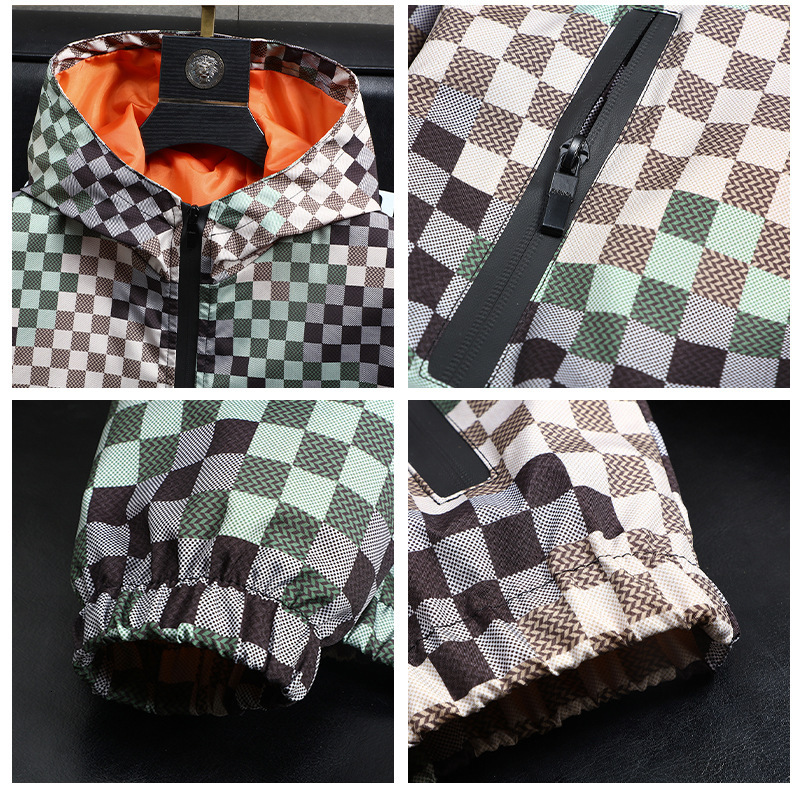 Designer Clothing 2026 Luxury Men's Clothing Oversized Spring Jacket Luxurious Casual Hooded Loose Oversized Coat Fashionable Trend