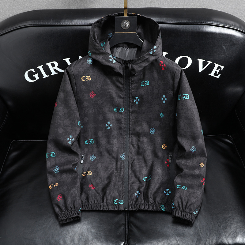 Designer Pants 2026 Luxurious Men's Clothing Oversized Spring Jacket Men's Casual Hooded Loose Oversized Coat Fashionable Trend