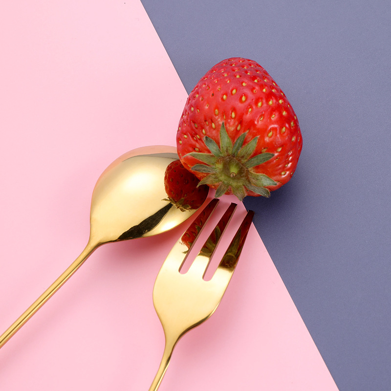 Fork New Creative Star Pendant Japanese Korean Fruit Fork Dessert Coffee Spoon 304 Stainless Steel Spoon