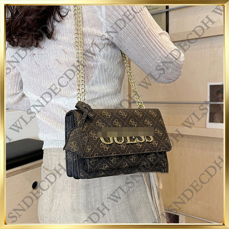 Guesse Bag Women Designer Bag Guesses Bag Luxury Bag Small Handbag With Hanging Decoration And Printed Pattern Tote Crossbody Shoulder Bag For Women