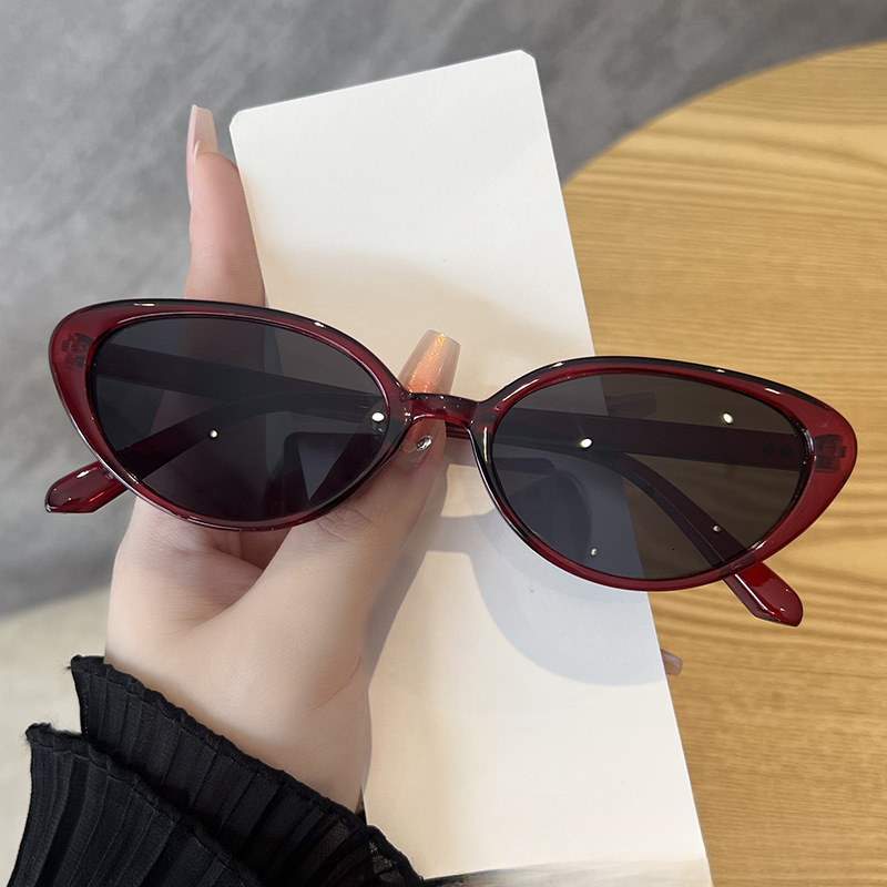 New Designer Cat-eye Oval-shaped Frame Sunglasses - High-end Beach And Outdoor Style - UV Protection Sunglasses For Sun Exposure - Multi-functional Fo