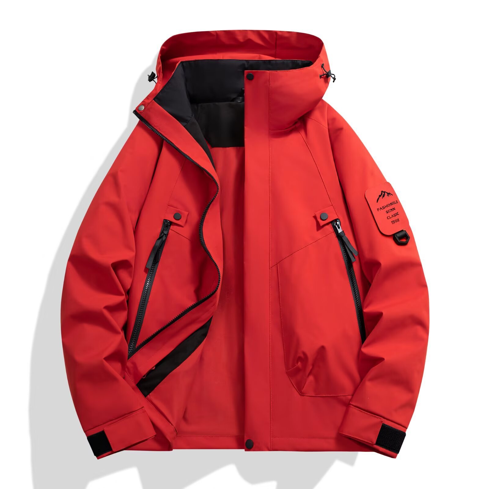 Yellow Luxury Outdoor Jacket Men's 2026 American Casual Spring And Autumn Couple Style Hiking Outdoor Sports Jacket Men's And Women's C