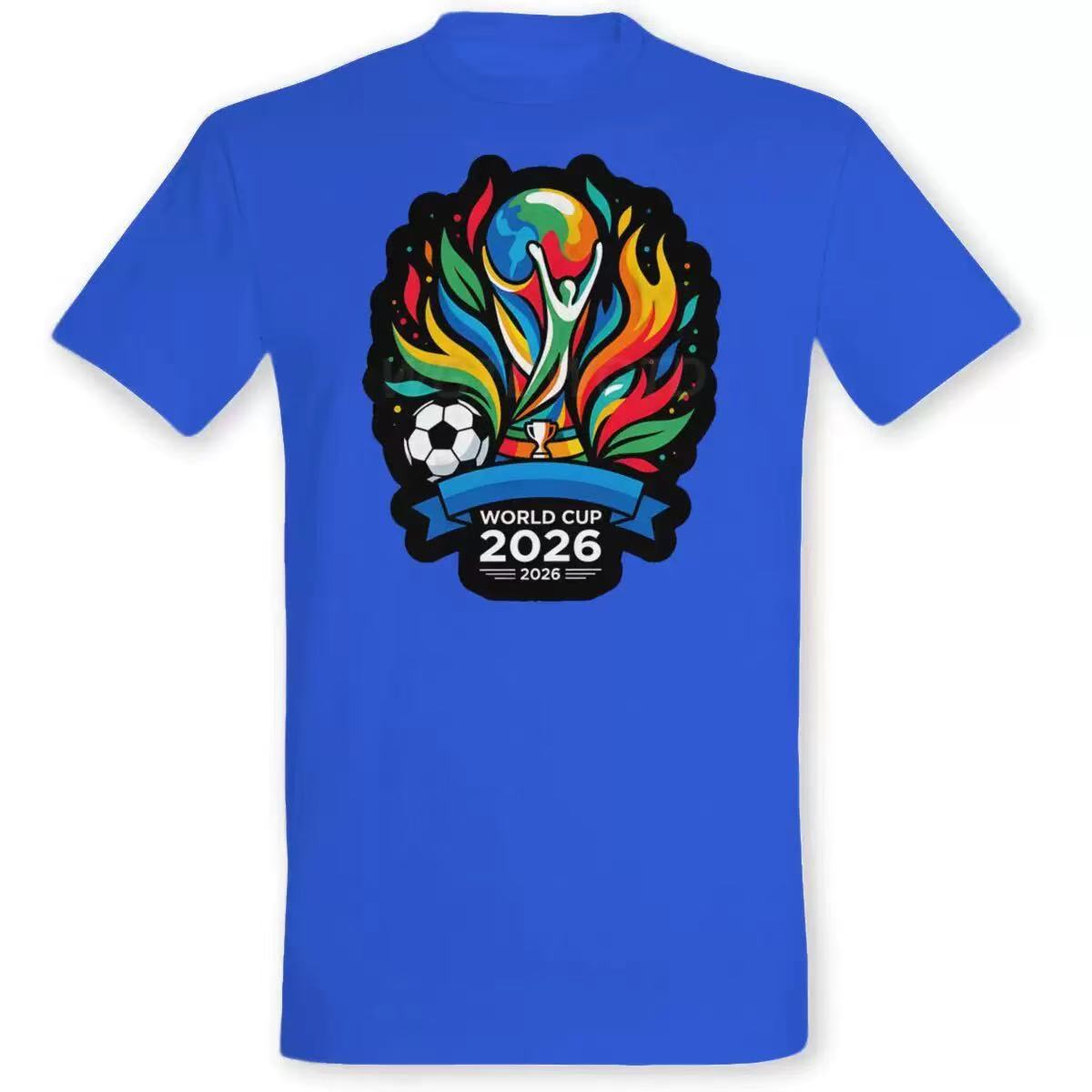 2026 World Cup Collection Men's Cotton T-Shirts | Soccer Theme Short-Sleeve Fan Tees