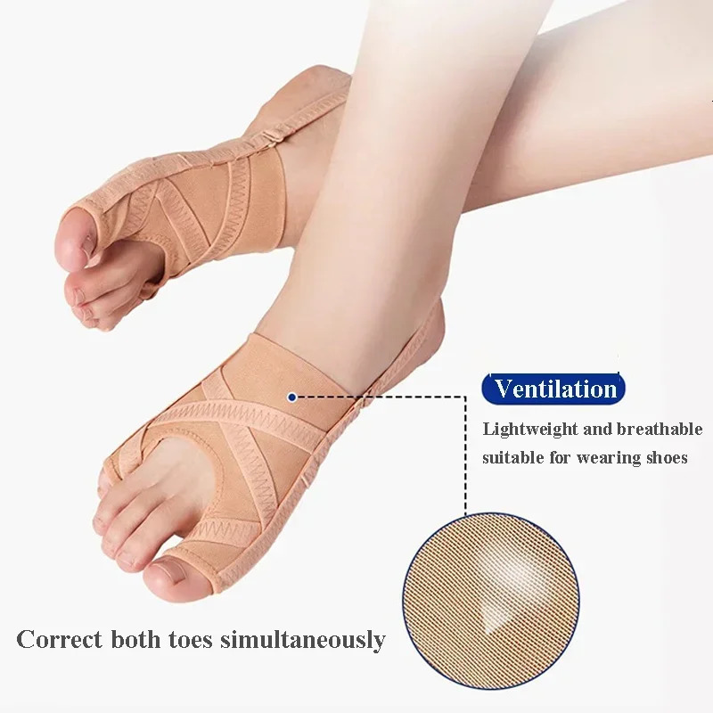 Fabric Bunion Corrector Breathable Adjustable Hallux Valgus Sleeve Spacer Separator Toe Corrector Sports Bunion Socks Running260408