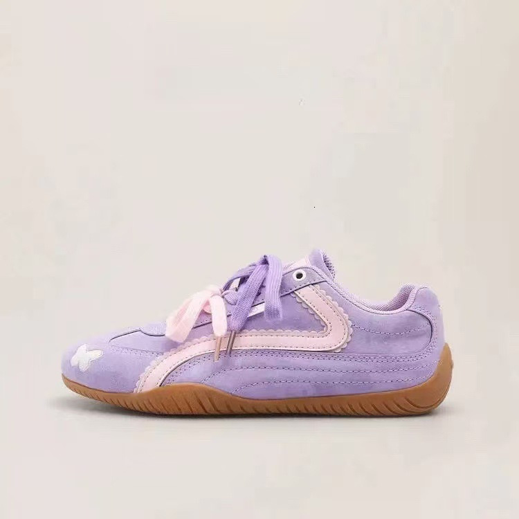 Casual Sports Shoes Running Shoes for Men and Women Wear-Resistant Synthetic Suede Leather with Graffiti Chunky Platform Daily Outfit