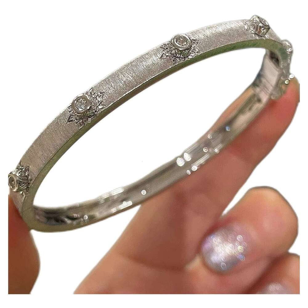 S925 silver plated 18K gold, handcrafted with pure wire-wrapping, classic Bohemian style bracelet