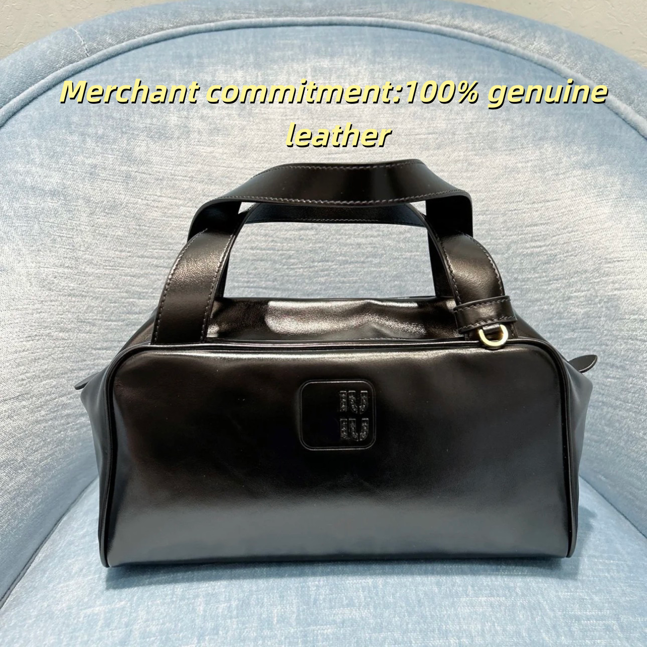 Luxury bag Top quality Designer bags Glossy leather Solitaire handbag genuine leather Shoulder Bag fashion crossbody tote bag Womens Clutch top handle bowling bag