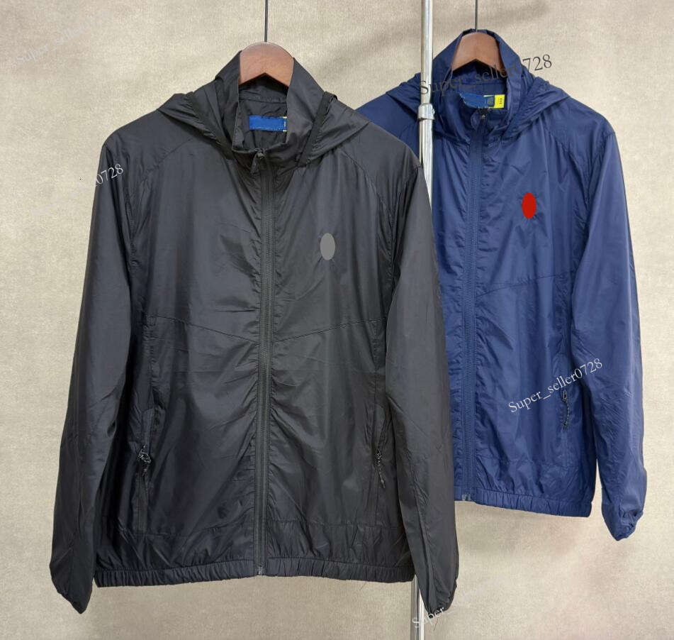 Mens Jackets Polos Jacket Designer Men Hooded Coat Luxury Classic Embroidery Outdoor Windbreakers Couple Casual Loose Outerwear RalphStyles Zip Hoodies Jackets