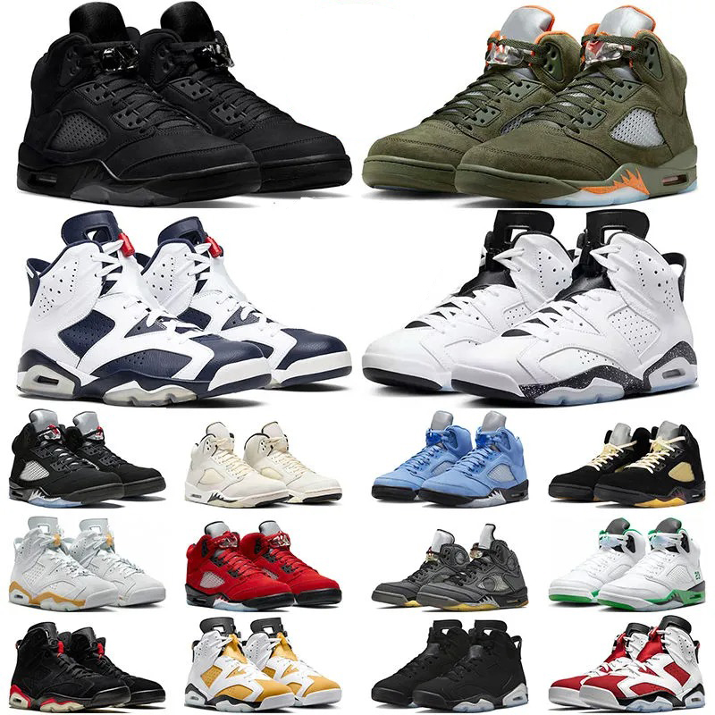 New designer Men Women 5 Basketball Shoes 5s Black Cat Olive Navy Georgetown Aqua UNC Lucky Green Concord Racer Blue Raging Bull Fire Red Suede Sail Burgundy Trainer