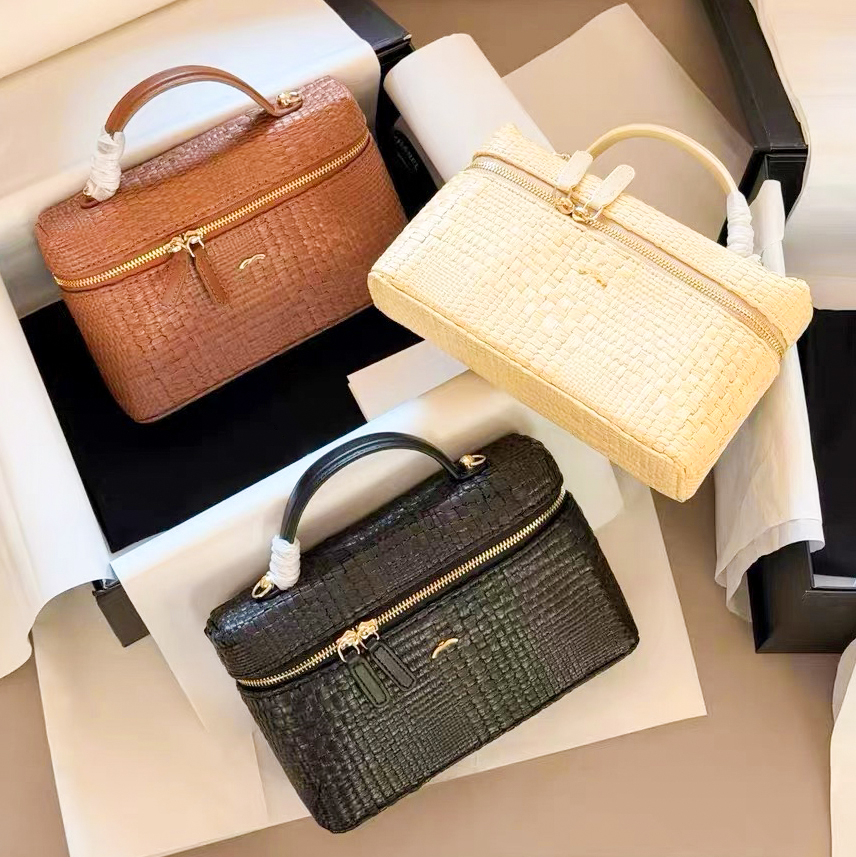 Raffia cc 26c lunch Designer makeup bag for woman man fashion Crossbody Shoulder Bag tote Luxury handbag Straw hobo summer beach toiletry pouch wash travel Clutch Bag