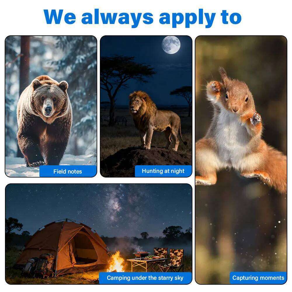4K Night Vision Binoculars Device 10x Digital 800m Full Dark 8W Infrared WiFi Telescope Goggles For Hunting Camping Video Record - view 7