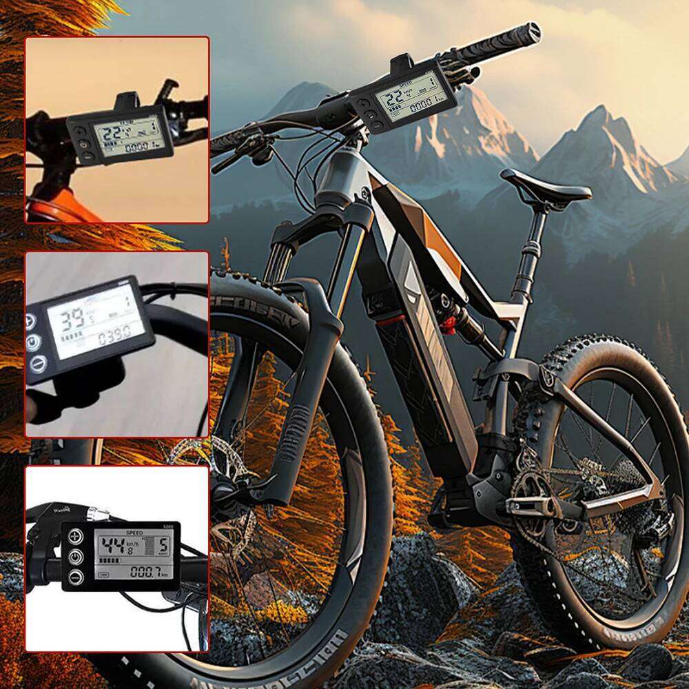 36V 48V64V 30A Black Gold Sine Wave Brushless Motor Controller 750-1500W 3 Mock Examination Driver SM Connector Electric Bicycle