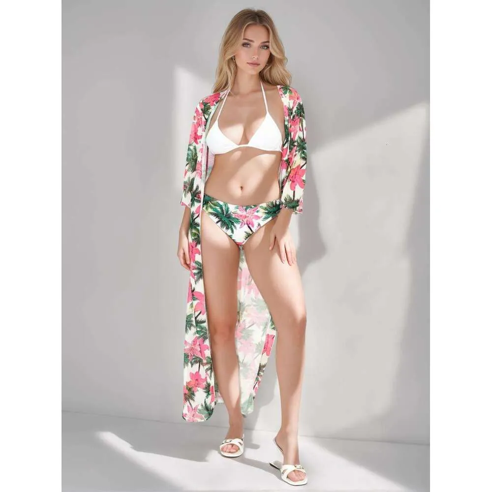 Elegant Ladies' Fashionable Swimwear Set Contemporary Design with Trendy Letters Pattern