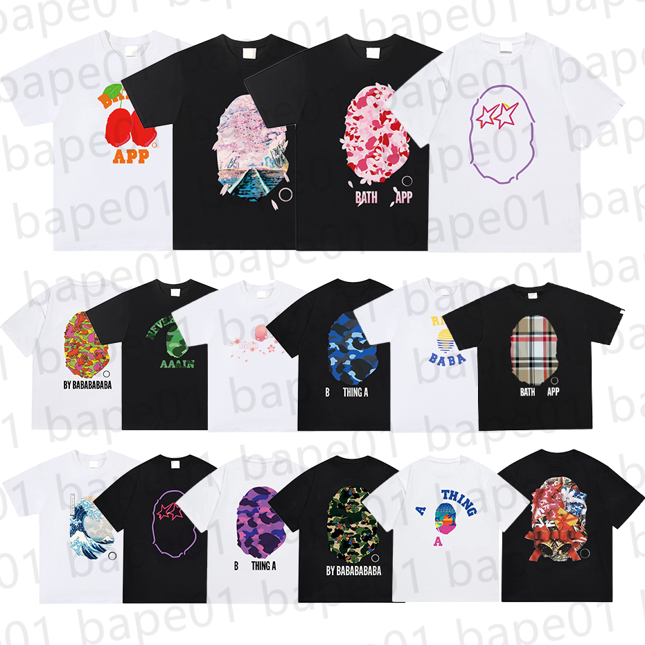 Mens Designer T Shirt Summer Streetwear Tshirt Camo Big Head Tee Short Sleeve Men Women High Quality Hip Hop Tees Women Clothing Asian Size M-3XL