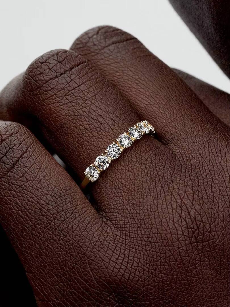14K Gold Lab-Created Diamond Ring IGI Certified-Luxury Wedding Gift Option Customizable Styles Multiple Sizes Unisex