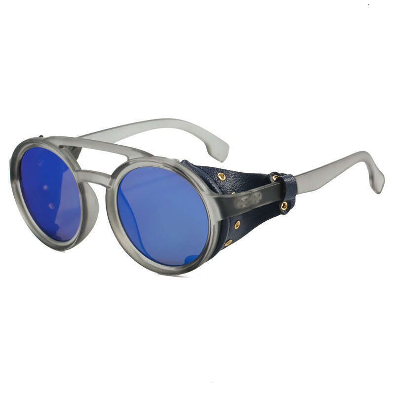 Retro steampunk sunglasses for men and women, round punk sunglasses, retro goggles, outdoor sports glasses