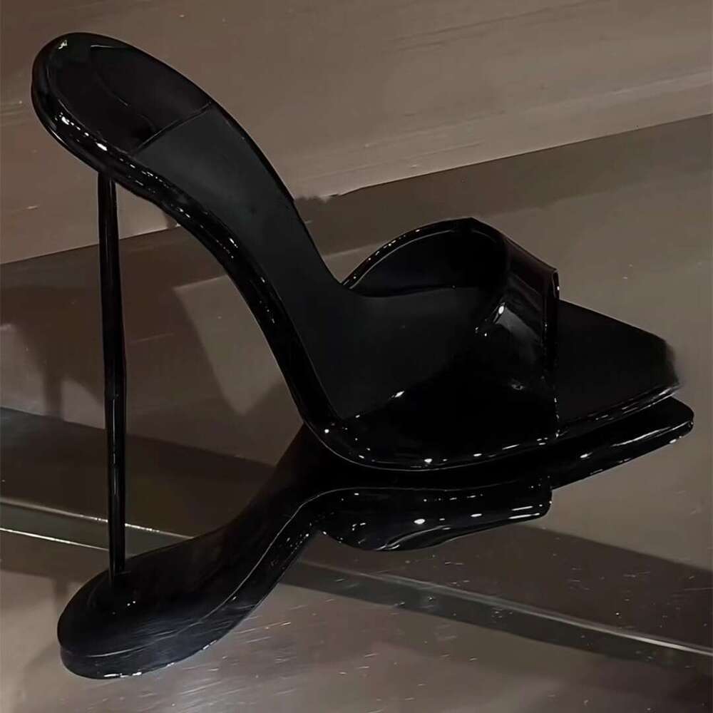 High Heeled Pointed Toe Peep Toe Ultra Thin Heel Leather Simple New Style Outdoor Wear Sexy Red Wedding Sandals For Women