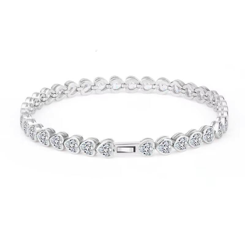 Best Selling White/ Rose/ Yellow Gold Natural and Moissanite Diamond Bracelet Full of Diamond Fine Jewelry Diamond Bracelets