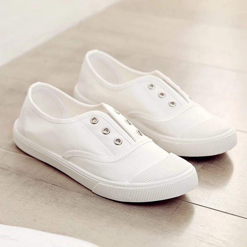 Spring Canvas Shoes Women Men Couple Casual Sneakers fashion Flat Slip On Student Korean Style 260408