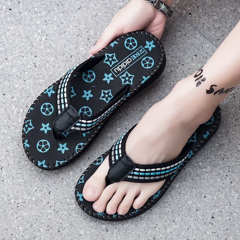 TB BHULAMTE Luxury Brand Designer Shoes Men's Summer Non-Slip Flip-Flops, Men's Beach Shoes, Sporty And Durable Outdoor Thong Sandals, Odor-