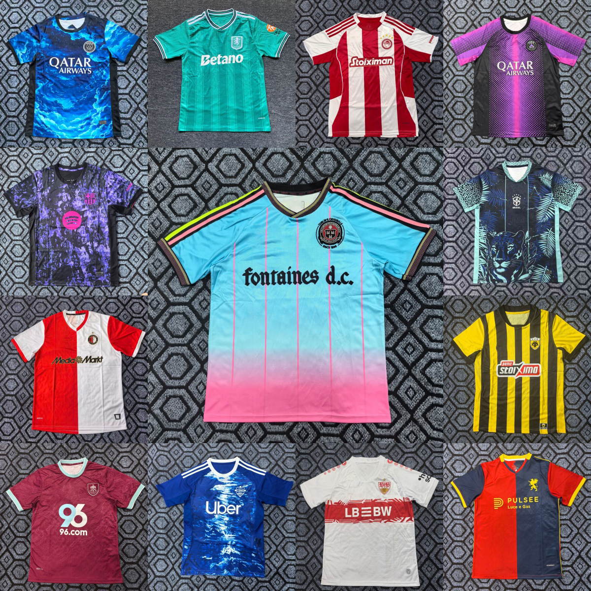 2026 World Cup jerseys Offbeat Thai Version Football Jerseys Barcelona Marseille Napoli Paris Palermo Bohemia Jersey S7ZV