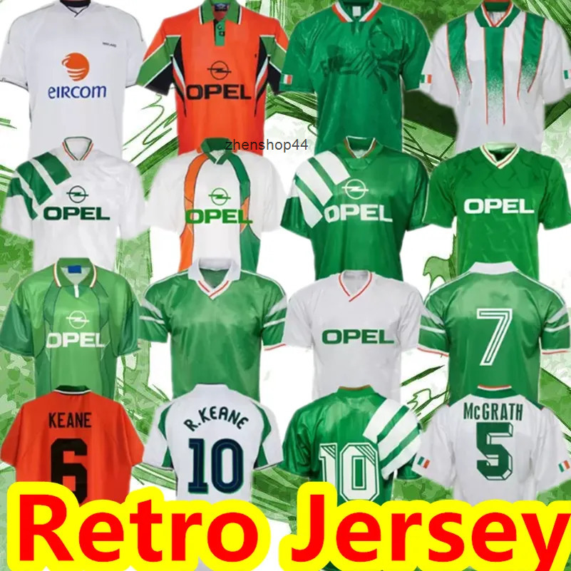 2002 1994 Ireland retro soccer jersey 1990 1992 1996 1997 home classic vintage Irish McGRATH Duff Keane STAUNTON HOUGHTON McATEER football shirt 666