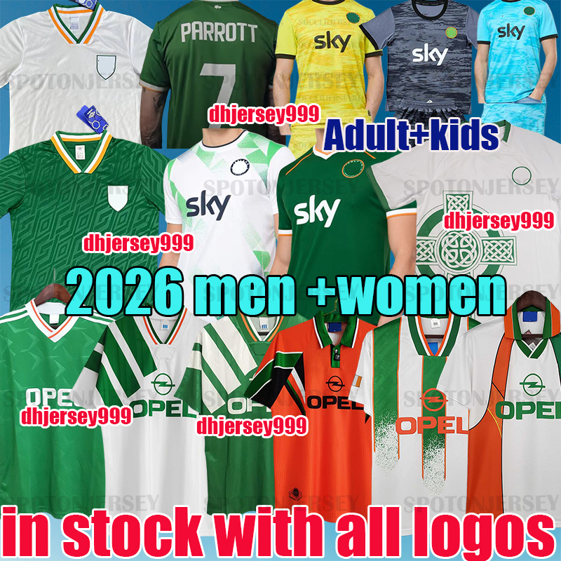 Ireland jersey 2026 world cup 2026 PARROTT tops Ireland soccer kit 24 25 26 Thailand quality retro 1990 1992 1994 ireland football jerseys tops shirts men kids women