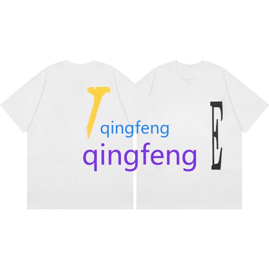 Men's Oversized Cotton T-shirt, Red Letter Graphic Print, Hip Hop Street Style Short Sleeve Top, Casual Summer Tee for Men