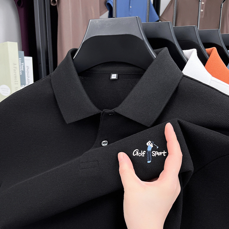 Luxury Designer Men's 2026 New Fashion Casual Sports Outdoor Golf Polo Shirt Short Sleeve Breathable Quick-dry Pique Mesh Summer Athletic Wear Fo