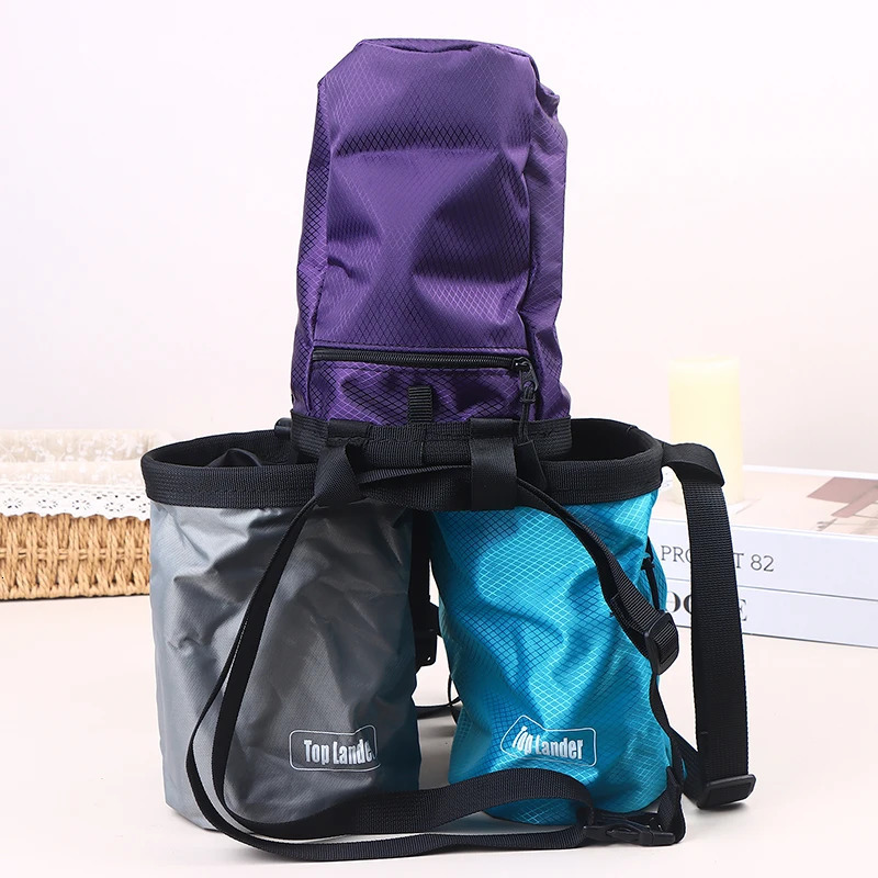 Magnesia Sack Rock Climbing Chalk Bag Waterproof Pocket For Weight Lifting Outdoor Bouldering Pouch Equipment 260410