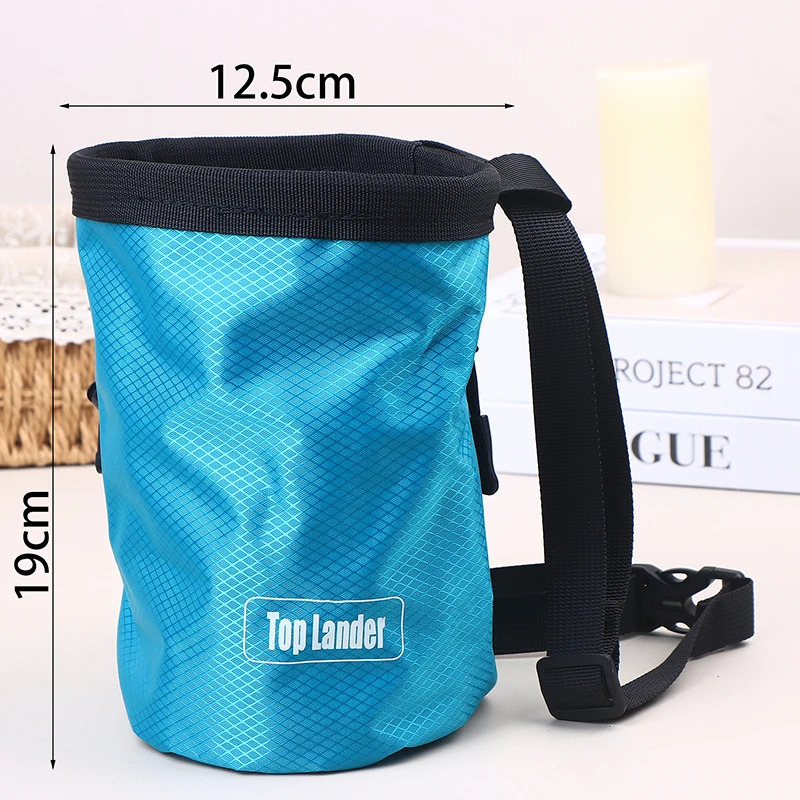 Magnesia Sack Rock Climbing Chalk Bag Waterproof Pocket For Weight Lifting Outdoor Bouldering Pouch Equipment 260410