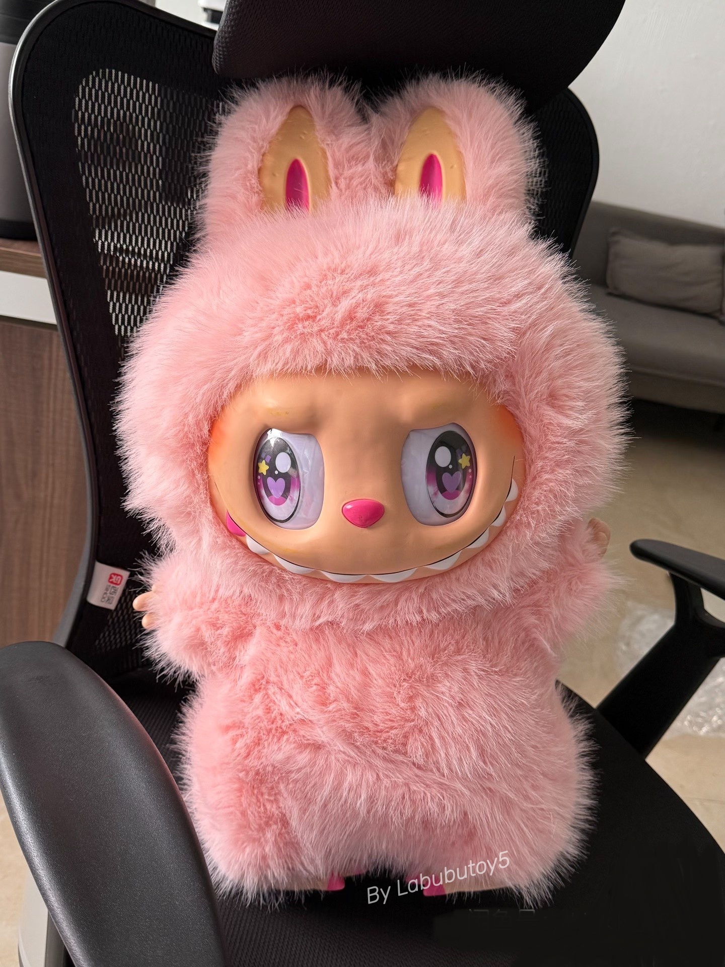 The Monsters Labubu 10th Anniversary 58cm Vinyl Plush Doll Zimomo V1 V2 V3 Blue Purple Pink Multi-Color Collection Ornament Trendy Toy Gift YIZHIXING