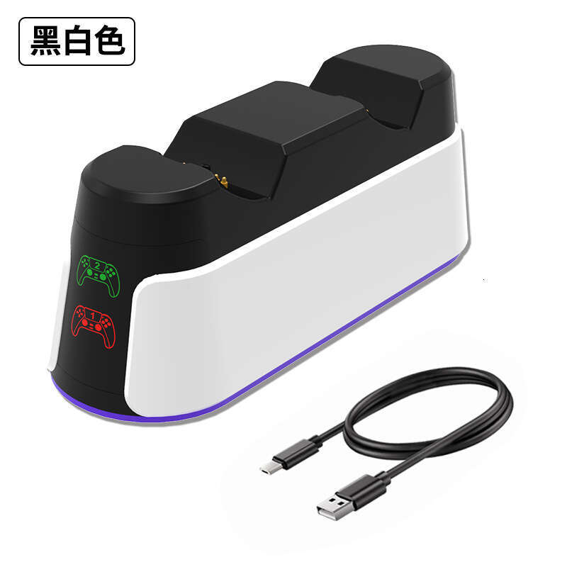 Famous Brand New PS Dock Controller Base Fast Dual Charging RGB Lighting Effect Cross Border Private Model CKS
