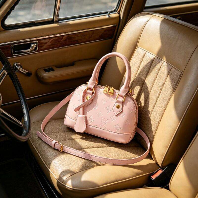 Luxury embossed letter mini shell handbag, patent leather hardware buckle crossbody bag, multifunctional hand-held shoulder bag, casual party tote bag