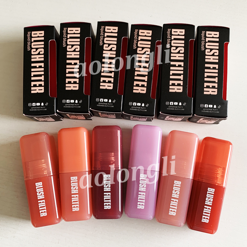 Beauty Filter Liquid Blush Makeup Face Blush Weightless Radiant Finish Lips Cheek Blusher UBE Cream Cotton Candy Strawberry Cream 0.15 fl oz