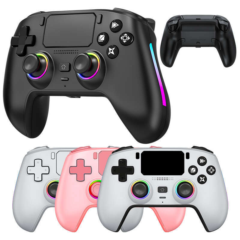 Famous Brand New PS Game Controller With Magnetic Cover RGB Lighting Macro Programming Microphone Wireless Bluetooth Cross Border CKS