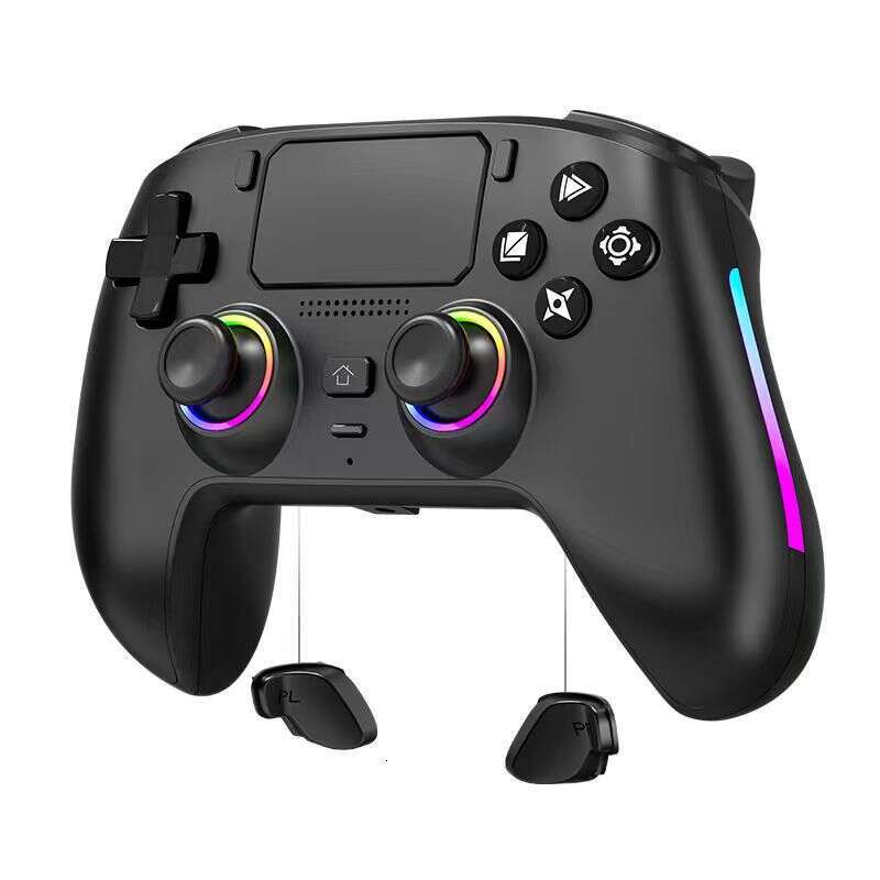 Famous Brand New PS Game Controller With Magnetic Cover RGB Lighting Macro Programming Microphone Wireless Bluetooth Cross Border CKS