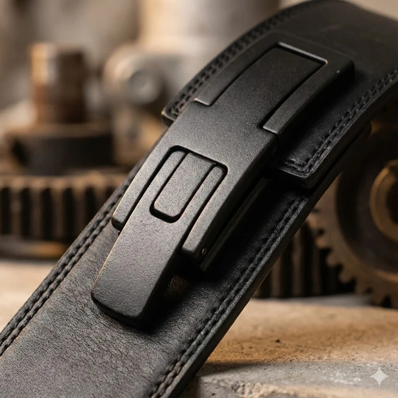 Weightlifting Belt Cowhide Leather Lever Buckle Waist Support Powerlifting Strong Pull Squat Deadlift Gym Training Powerlifters 260410