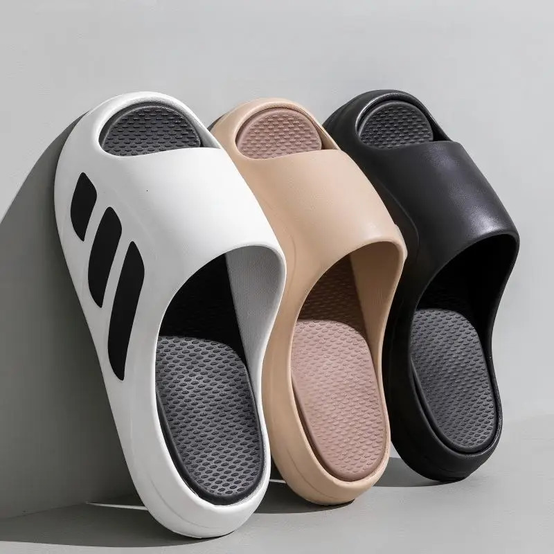 Womens Trendyy Outdoor Couples Sandals Eva Non-Slip Wear-Resistant Slippers for Men and Women Indoor Home Silent Slippers 260409