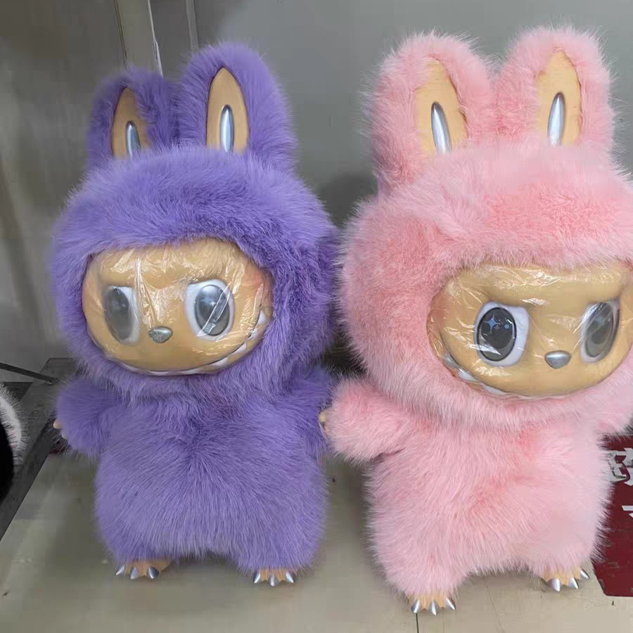 The Monsters Labubu 10th Anniversary 58cm Vinyl Plush Doll Zimomo V1 V2 V3 Blue Purple Pink Multi-Color Collection Ornament Trendy Toy Gift YIZHIXING
