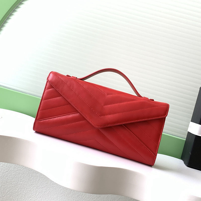 Top Handle bag Envelop bag Retro Clutch bag Mini Flap bag Chevron bag New Designer bag Classic Luxury bag Women Genuine Leather bag Fashion bag Evening bag Mini Purse