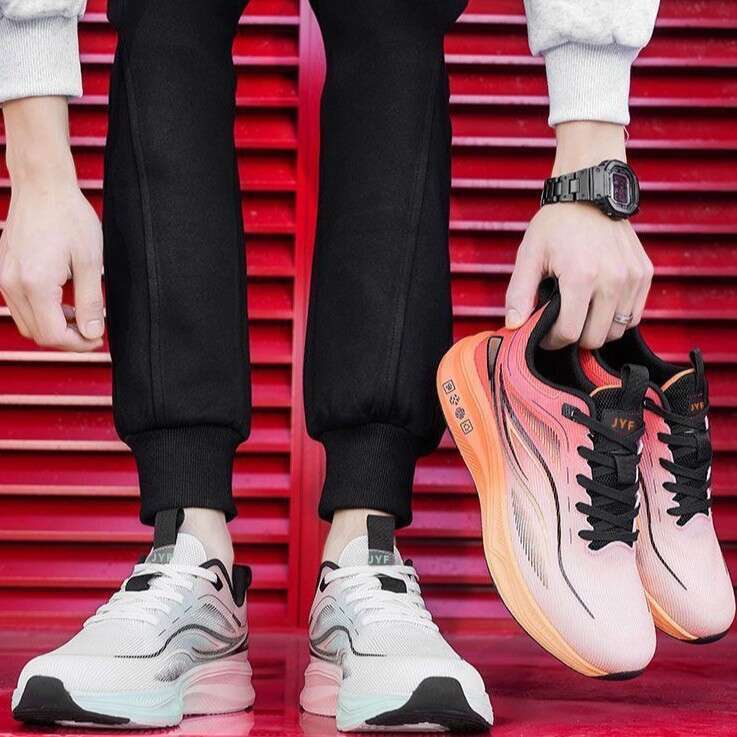 Plus Size Men's Fashion Travel Low-top Lightweight Trendy Breathable Comfortable Running National Trend Sports Shoes