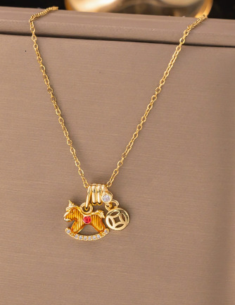 Designer Necklace New Zircon Necklace Unique Design Elegant Style Pendant High-end Luxury Jewelry 2026 New Design Sweater Chain Collar Chain