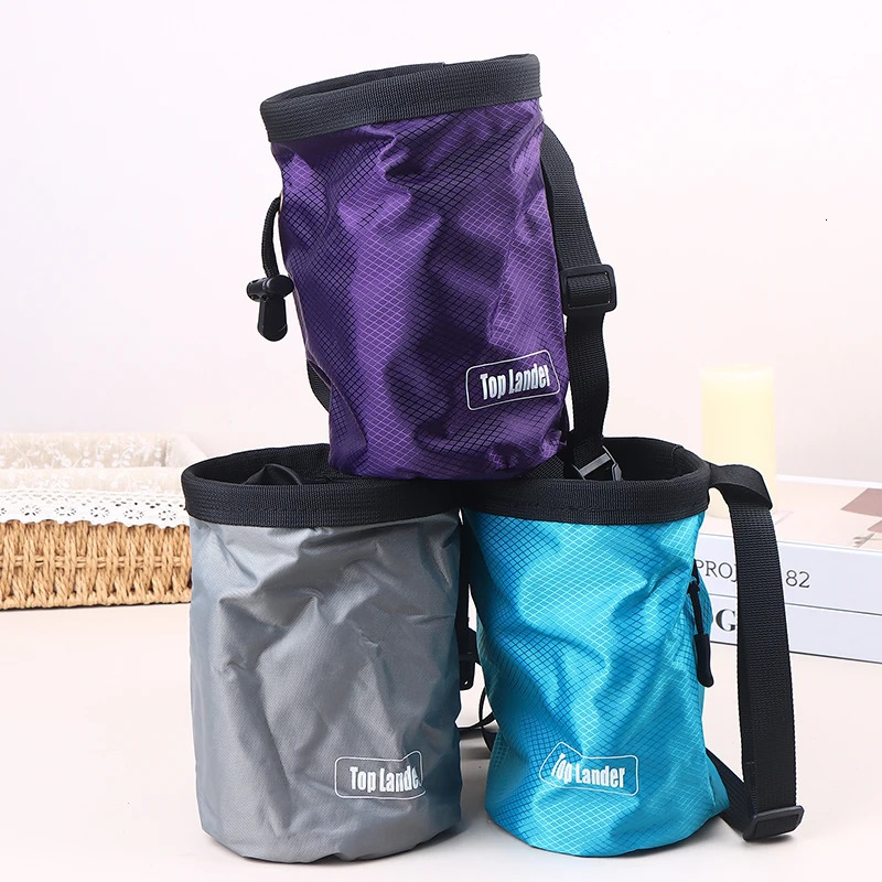 Magnesia Sack Rock Climbing Chalk Bag Waterproof Pocket For Weight Lifting Outdoor Bouldering Pouch Equipment 260410