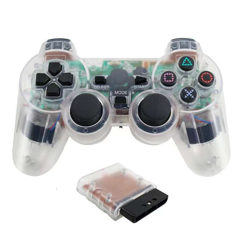 Famous Brand Famous Brand G Wireless PS Dual Vibration Transparent Colorful P Game Controller With Snowflake Keys In Stock At The Factory For Cross Bo