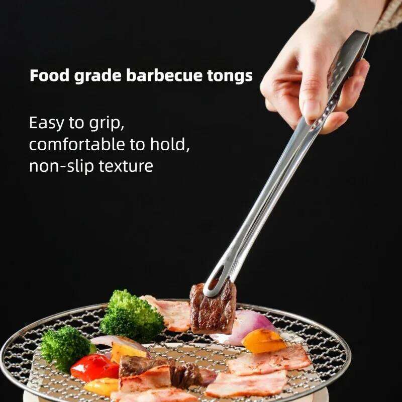Stainless Steel Clips Barbecue BBQ Grill Meat Tongs Cooking Tweezers for Food Utensils Kitchen Accessories