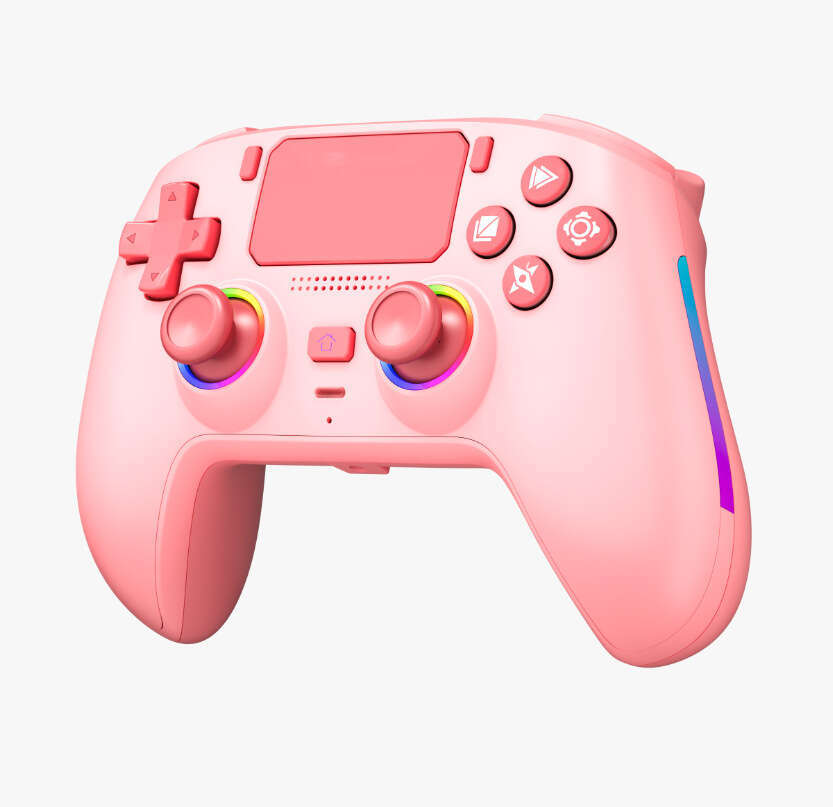 Famous Brand New PS Game Controller With Magnetic Cover RGB Lighting Macro Programming Microphone Wireless Bluetooth Cross Border CKS